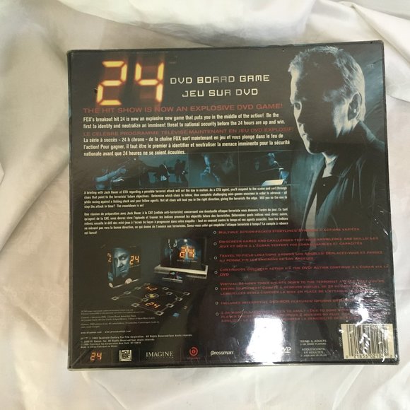 24 DVD BOARD GAME Vintage BRAND NEW FACTORY SEALED NBO NIB Keifer Sutherland - Picture 4 of 7